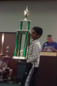 Sabareesh won prizes in Virginia state Championship and Atlantic Open
