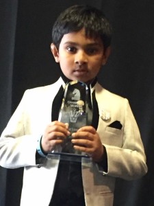 Sravan Renjith of Auckland won New Zealand Chess Congress - Under 10 and also won Trophy in New Zealand Junior Championship 2015