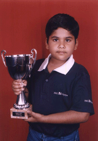 Prasanna Rao - U 10 Champion - Bournvita Interschool Tournament 2003