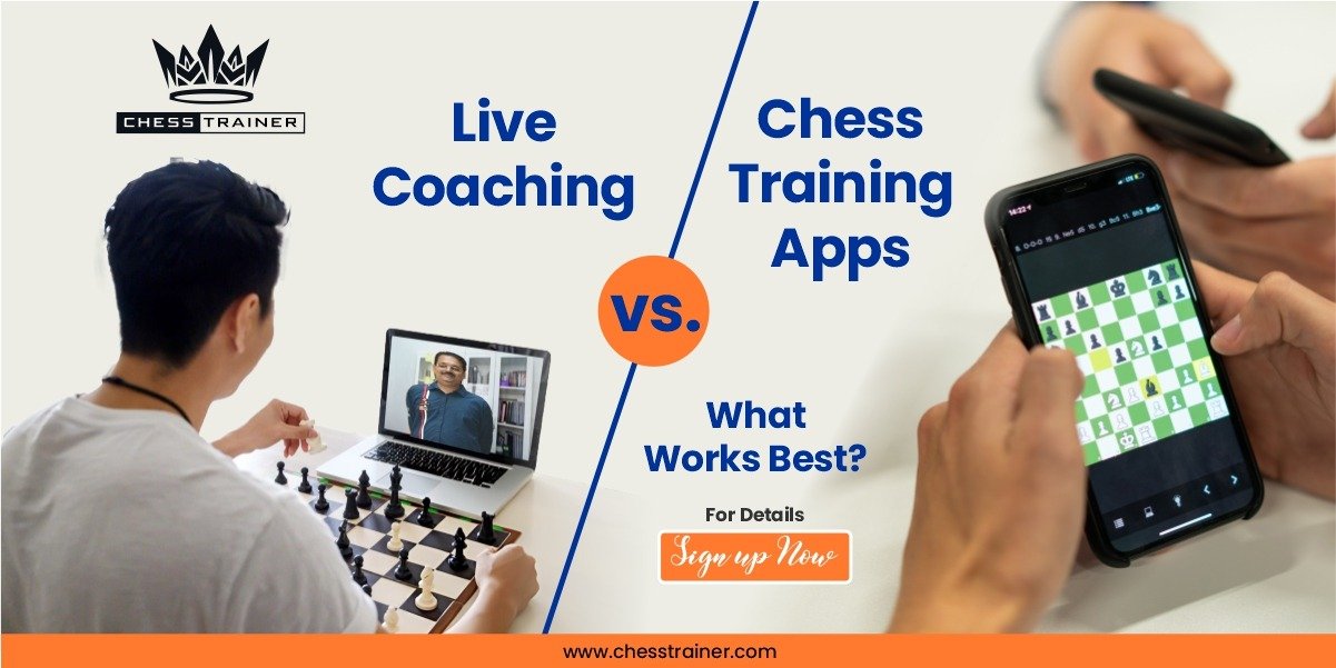 Chess Training Apps vs. Live Coaching What Works Best - Chess Trainer